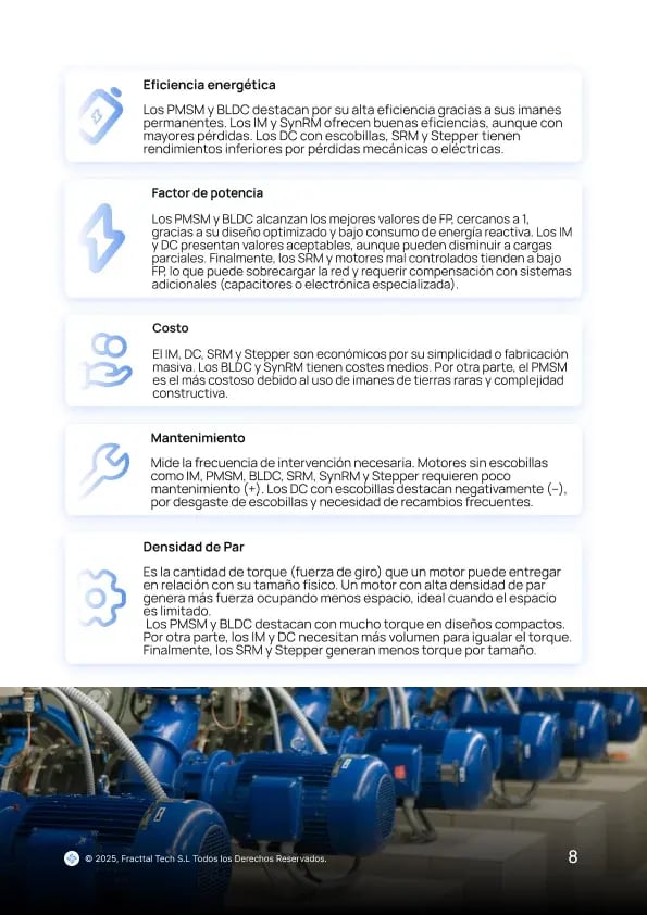 Los 5 factores para la seleccion de un motor electrico