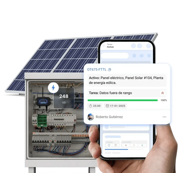 Tecnología avanzada para el mantenimiento en energías renovables