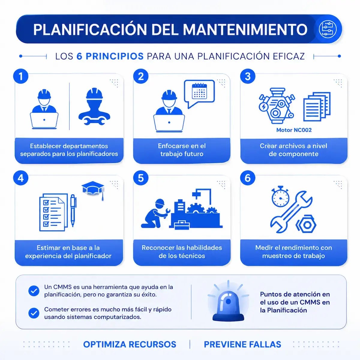 6 principios mantenimiento