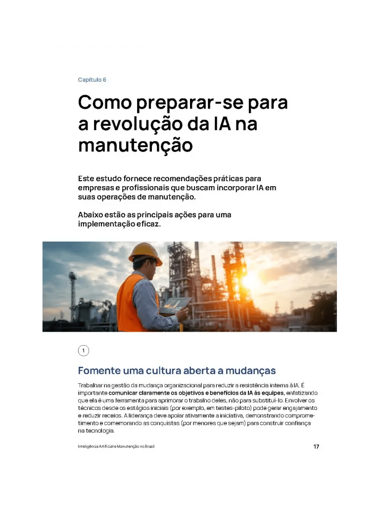 Futuro da manutenção com lA 