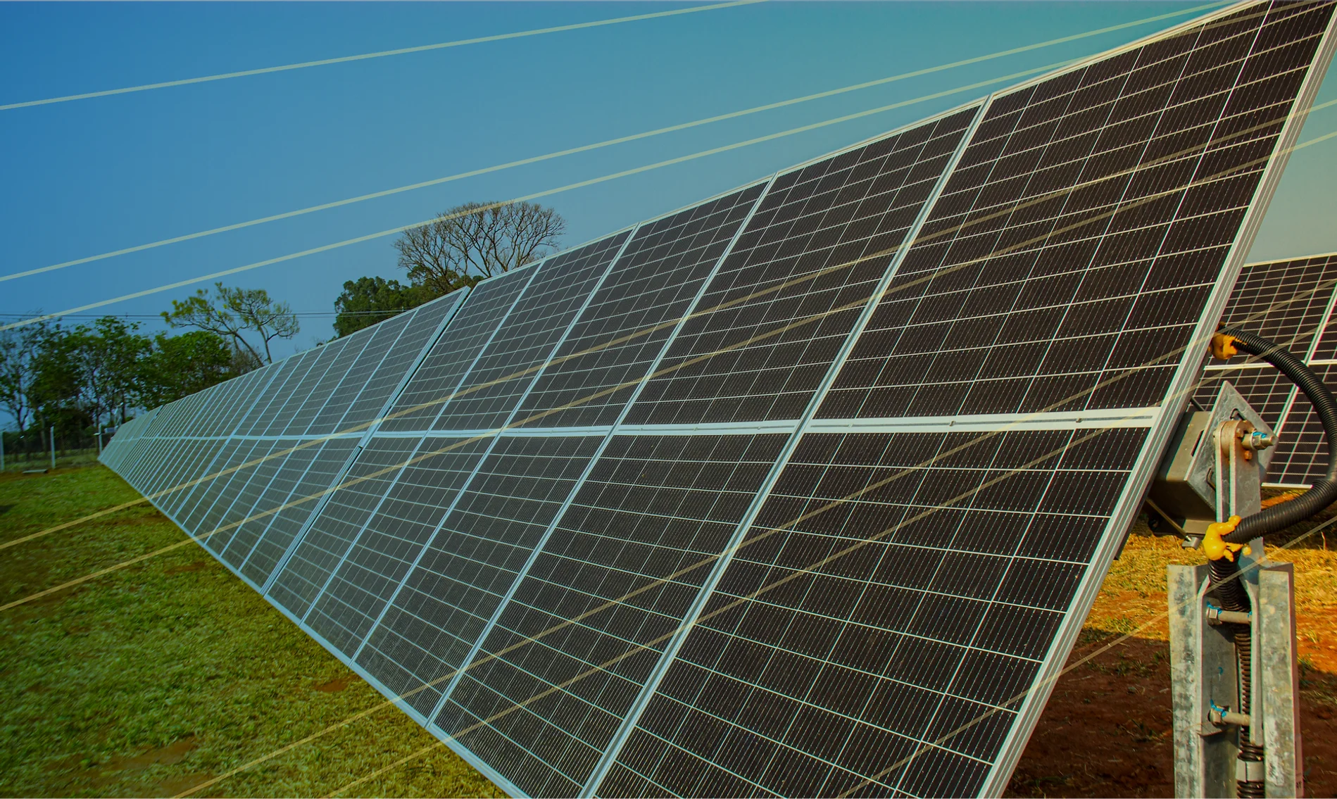 placas solares de geração de energia