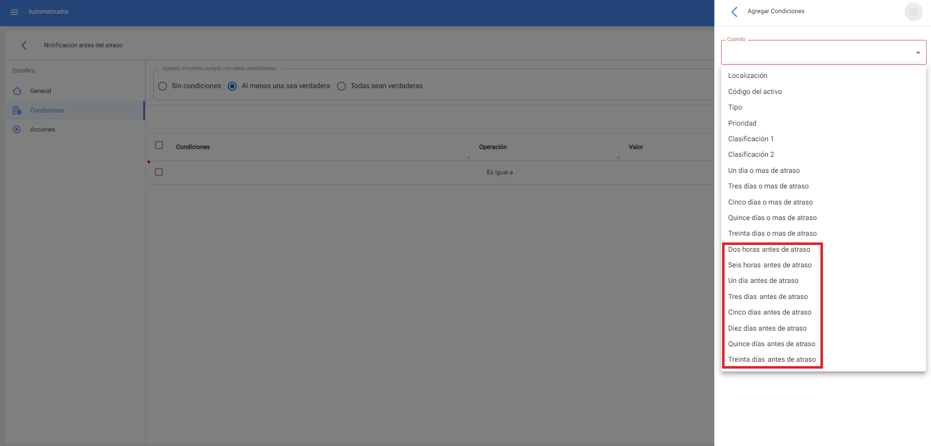Automatizador tareas pendientes