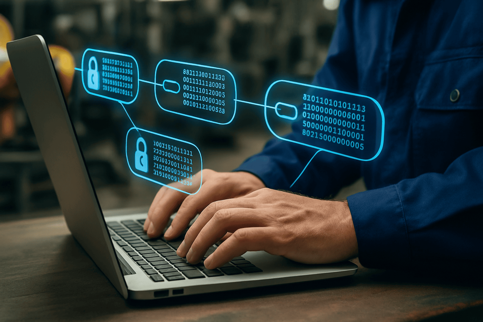 Blockchain Mantenimiento industrial