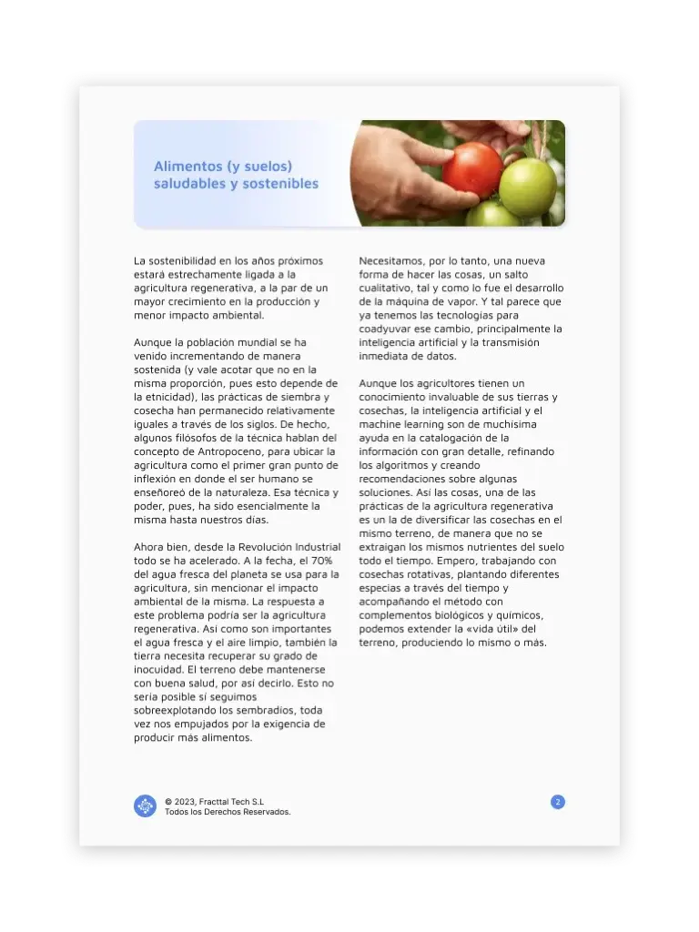 Foodtech: Tecnologías aplicadas al futuro de la alimentación