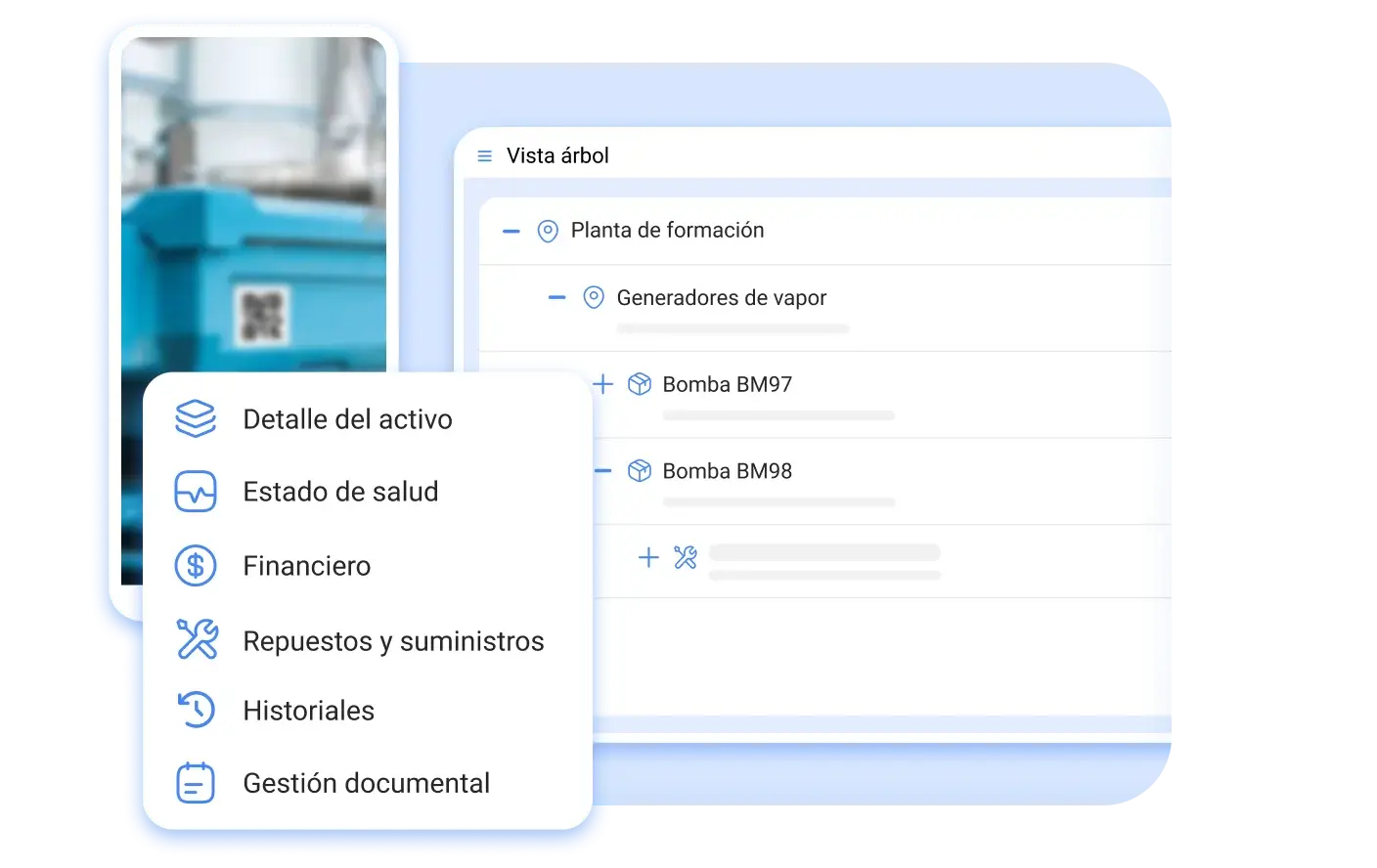 Orden y control desde la estructura a cada componente