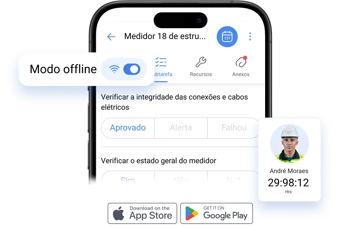 app y modo offline
