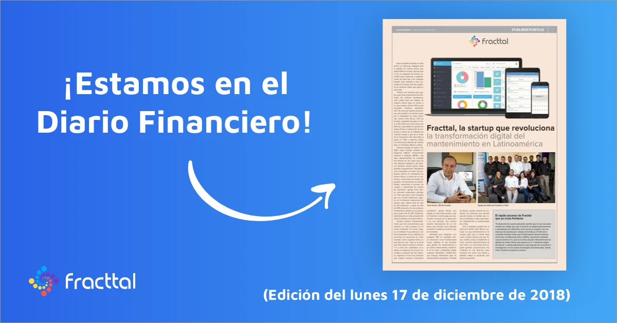 ¡Fracttal en el Diario Financiero de Chile!