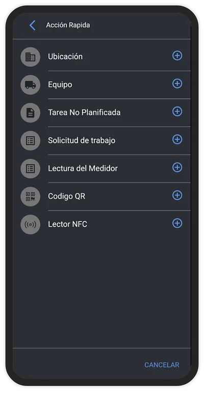 Celular de ação rápida