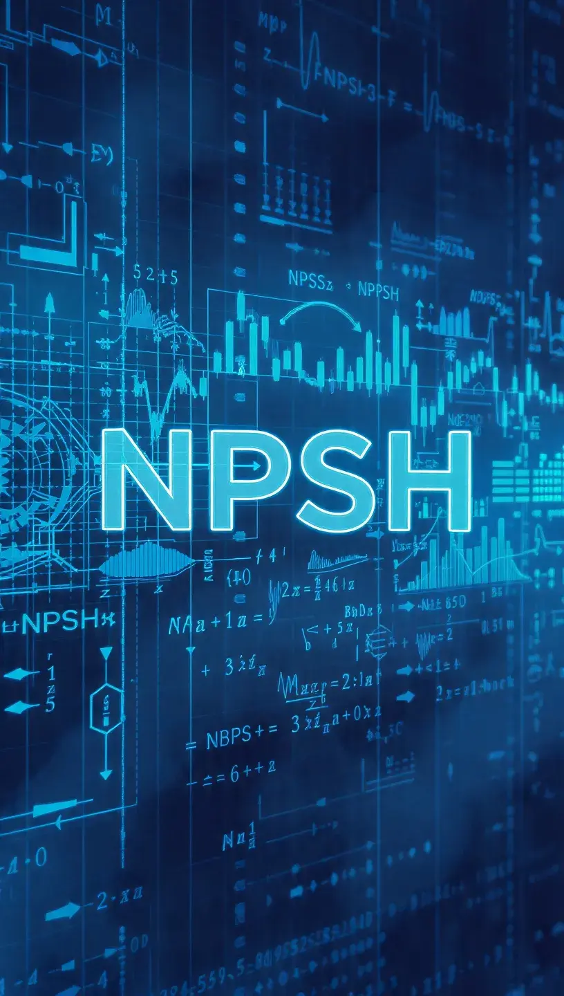 O termo NPSH em destaque, representando o conceito de Net Positive Suction Head na manutenção industrial.