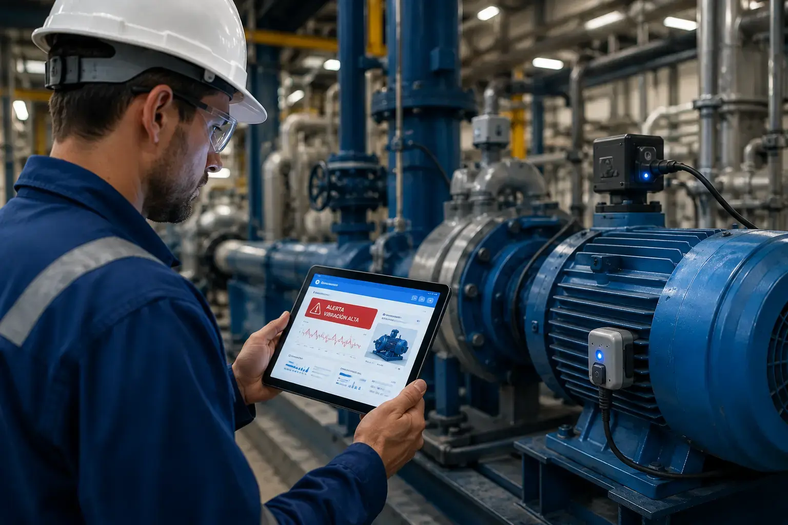 Una alerta no reduce downtime por sí sola. Descubre cómo conectar sensores, IA y software de mantenimiento para convertir señales en acciones.