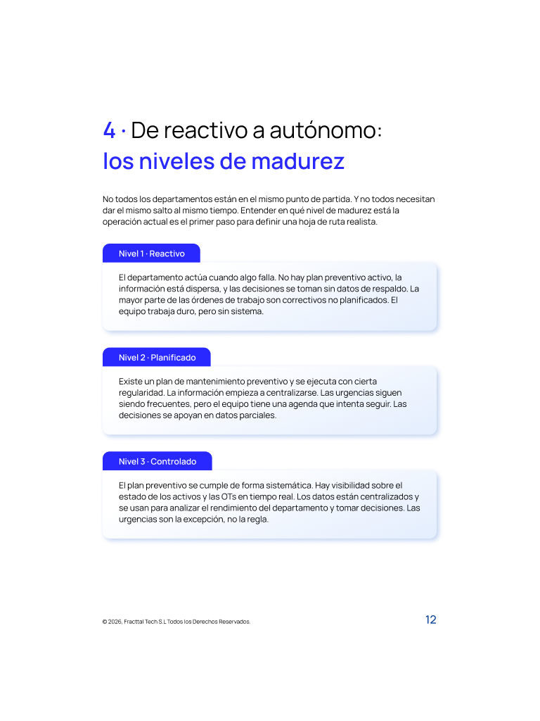 Del mantenimiento reactivo al control operativo inteligente