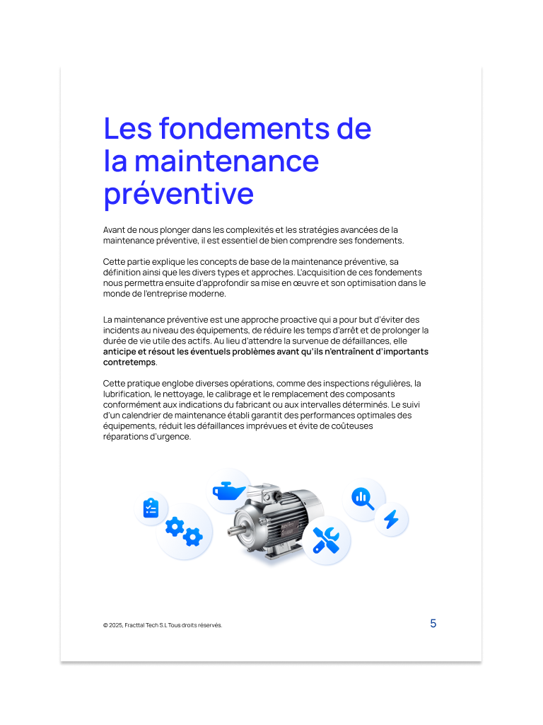 Les fondements de la maintenance préventive